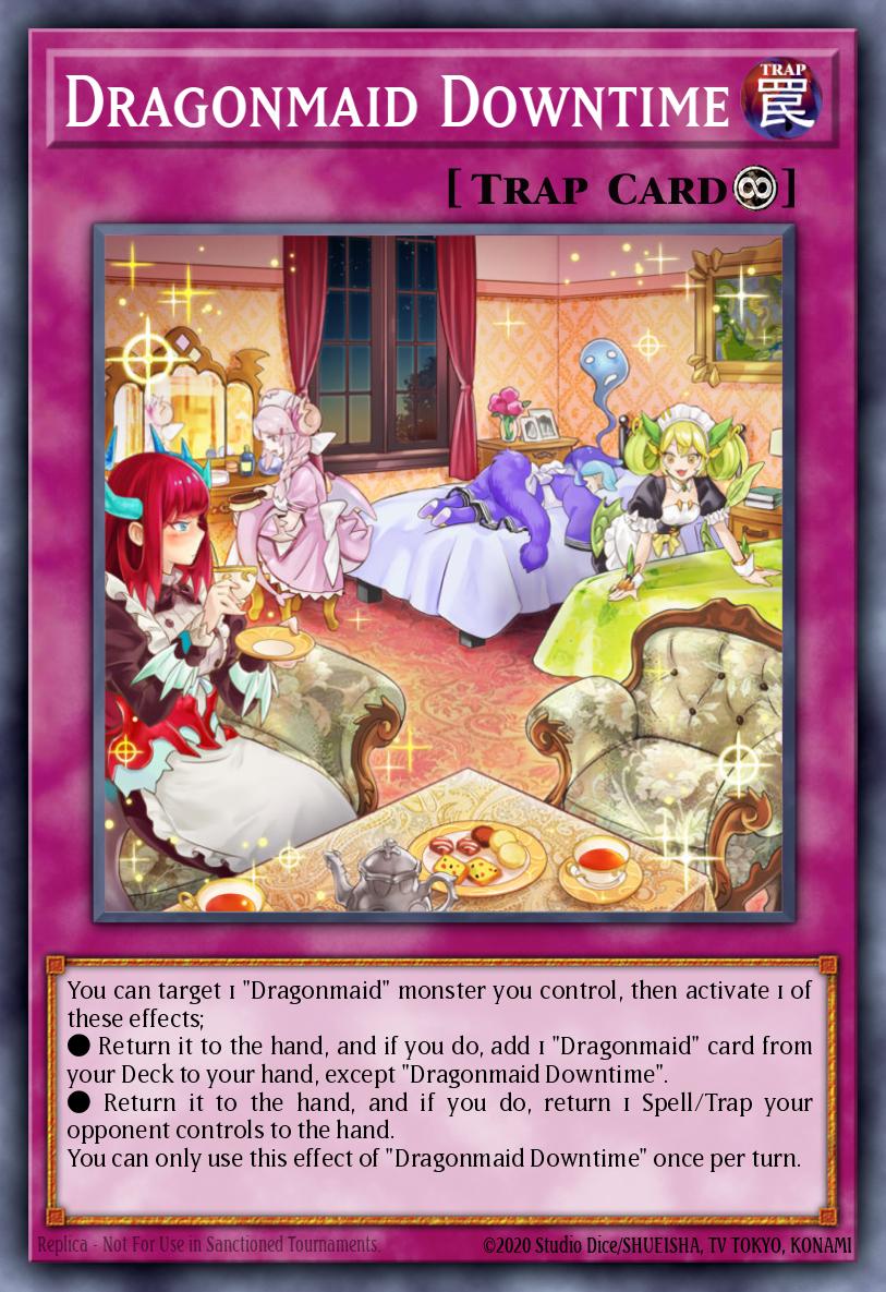 Dragonmaid Downtime Yu-Gi-Oh card