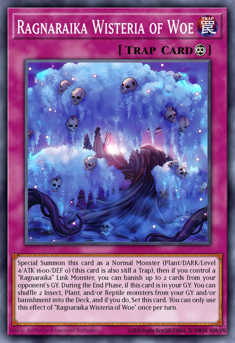 Ragnaraika Wisteria of Woe Yu-Gi-Oh card