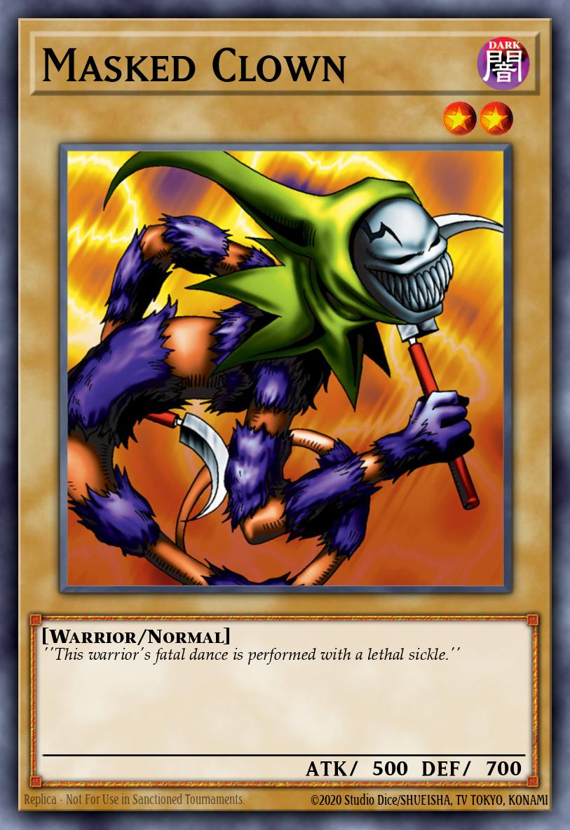 Masked Clown Yu-Gi-Oh card
