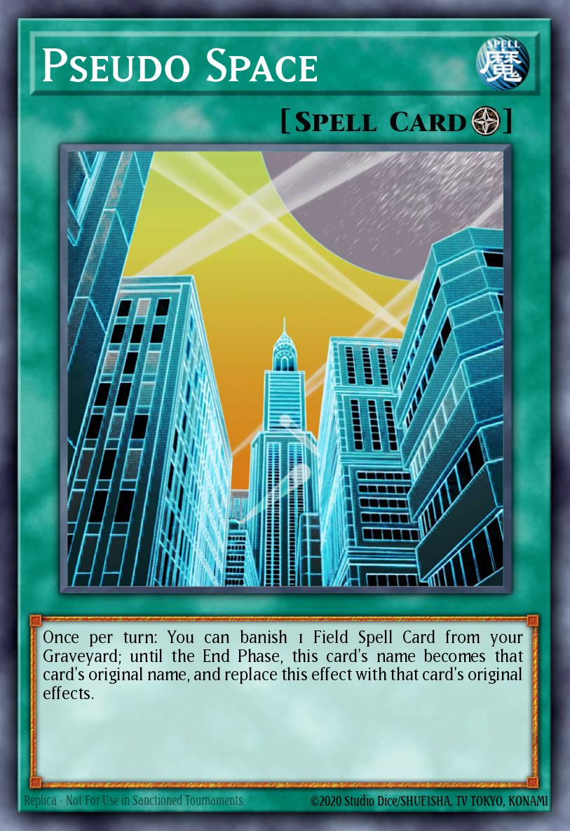 Pseudo Space Yu-Gi-Oh card