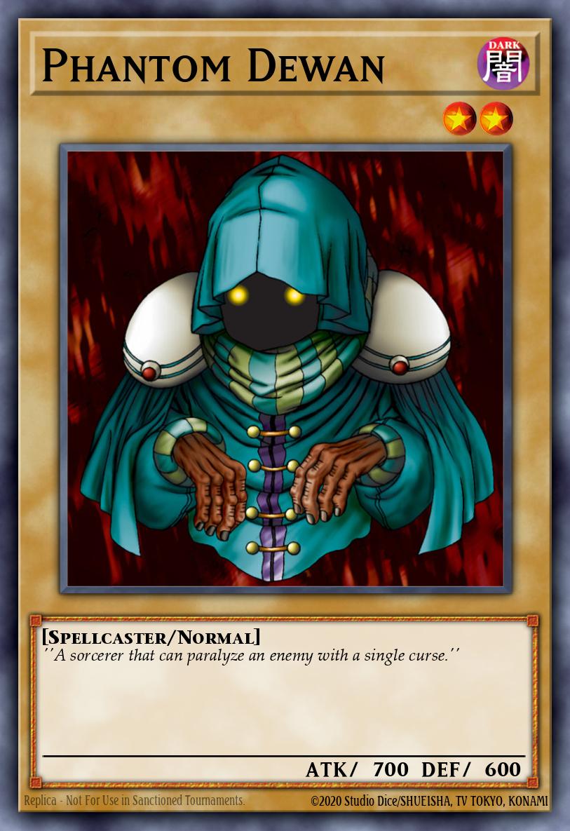 Phantom Dewan Yu-Gi-Oh card