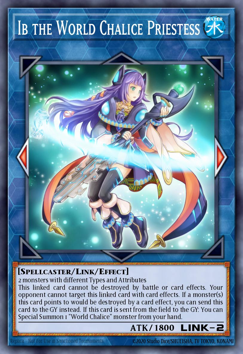 Ib the World Chalice Priestess Yu-Gi-Oh card