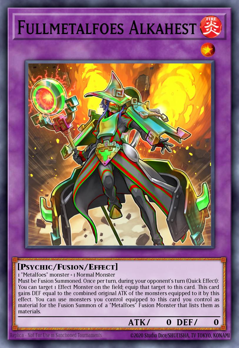 Fullmetalfoes Alkahest Yu-Gi-Oh card