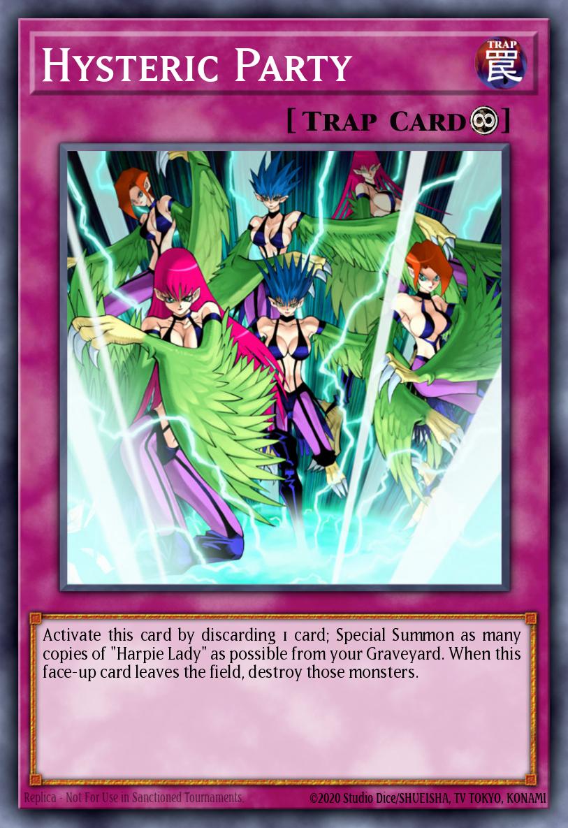 Hysteric Party Yu-Gi-Oh card