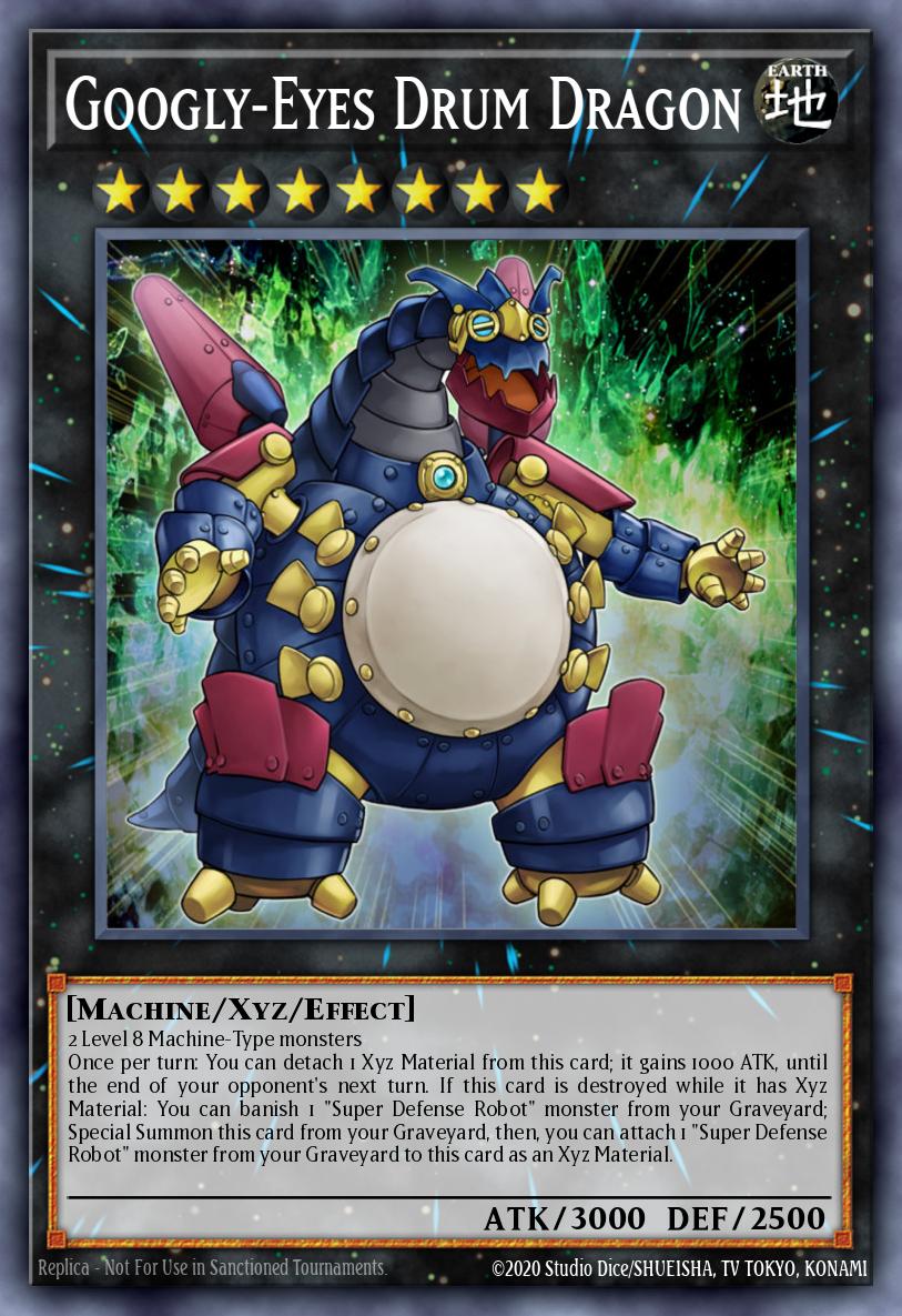 Googly-Eyes Drum Dragon Yu-Gi-Oh card