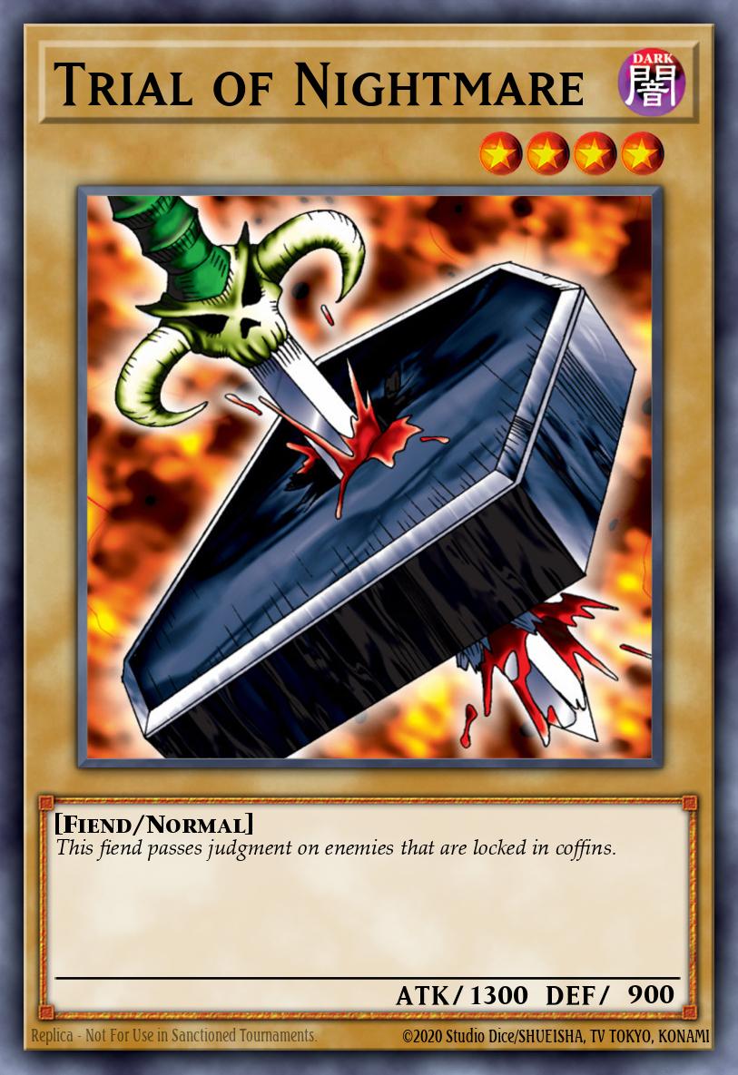 Trial of Nightmare Yu-Gi-Oh card