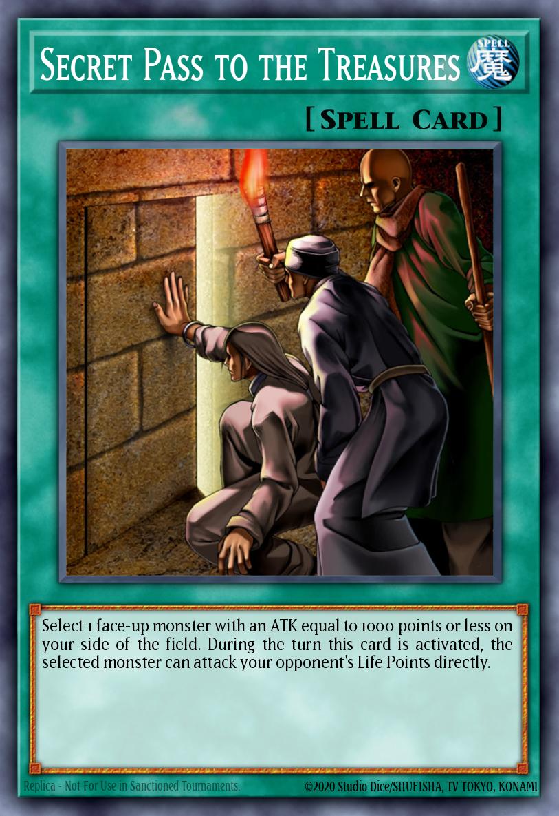 Secret Pass to the Treasures Yu-Gi-Oh card