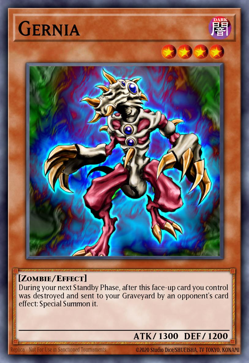 Gernia Yu-Gi-Oh card