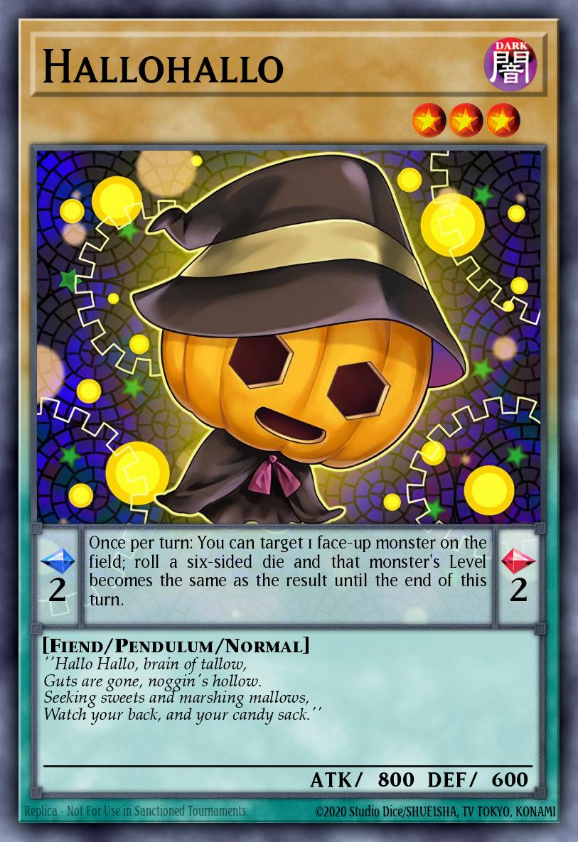 Hallohallo Yu-Gi-Oh card