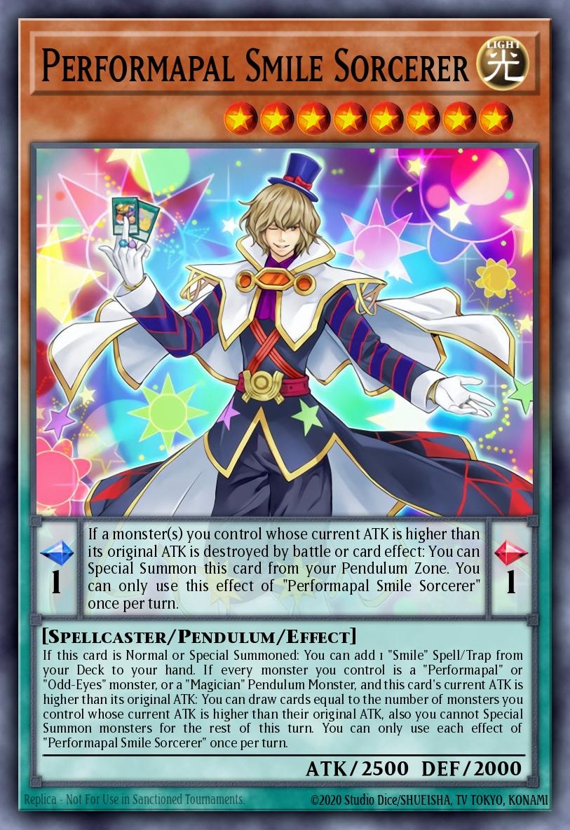 Performapal Smile Sorcerer Yu-Gi-Oh card