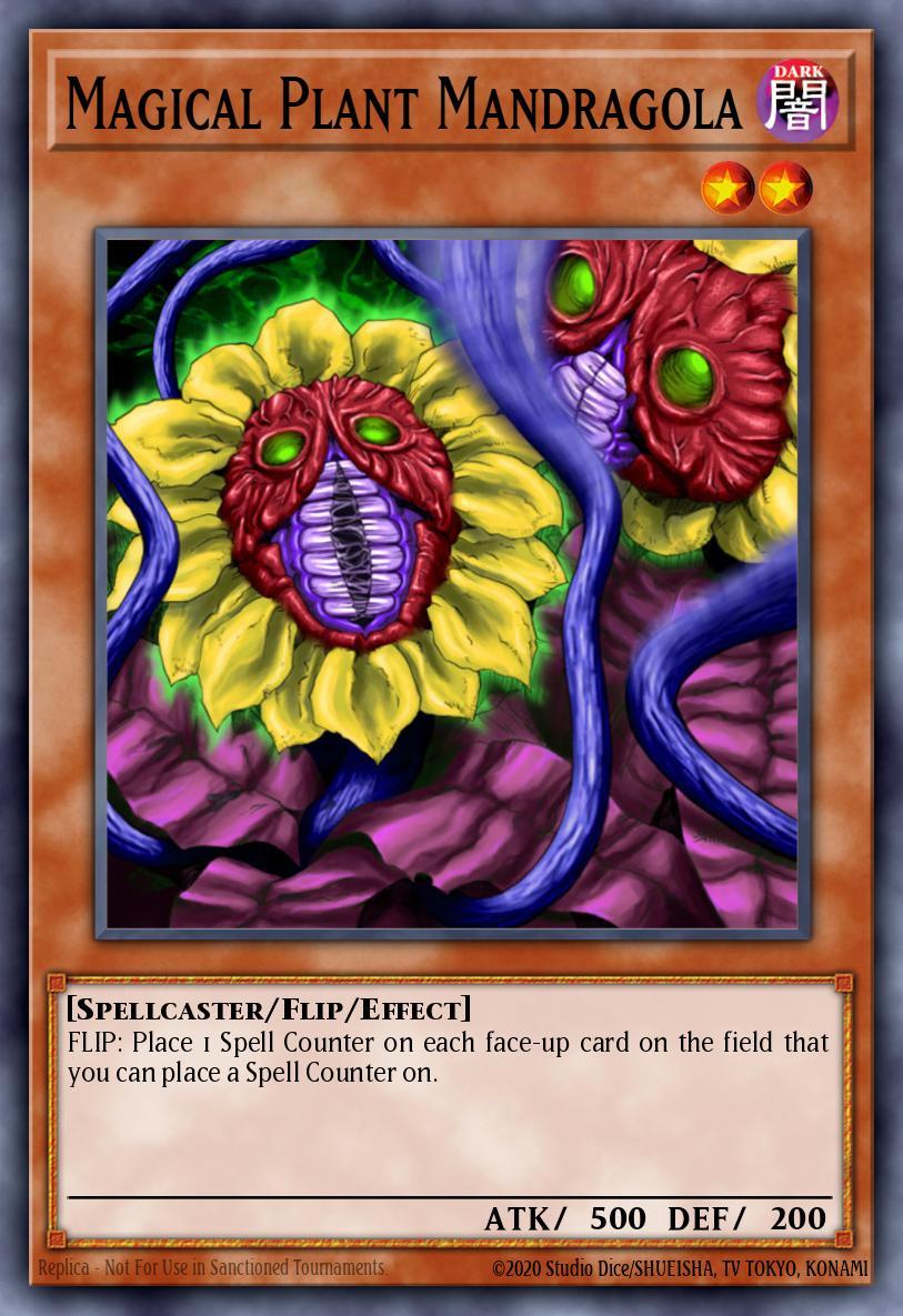 Magical Plant Mandragola Yu-Gi-Oh card