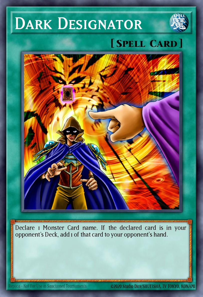 Dark Designator Yu-Gi-Oh card