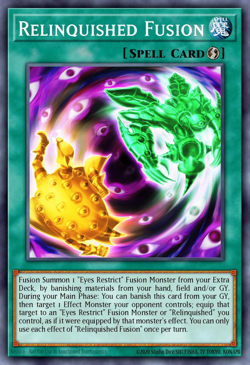 Relinquished Fusion Yu-Gi-Oh card