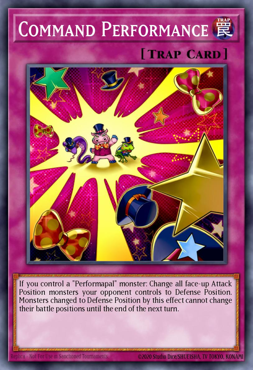 Command Performance Yu-Gi-Oh card