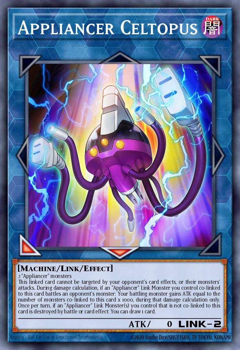 Appliancer Celtopus Yu-Gi-Oh card