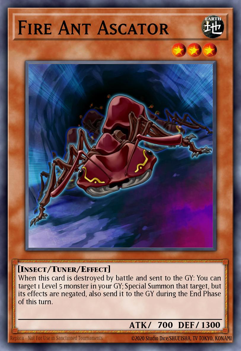 Fire Ant Ascator Yu-Gi-Oh card