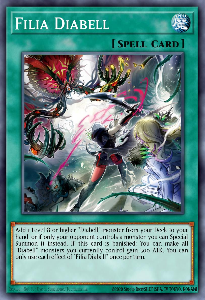 Filia Diabell Yu-Gi-Oh card