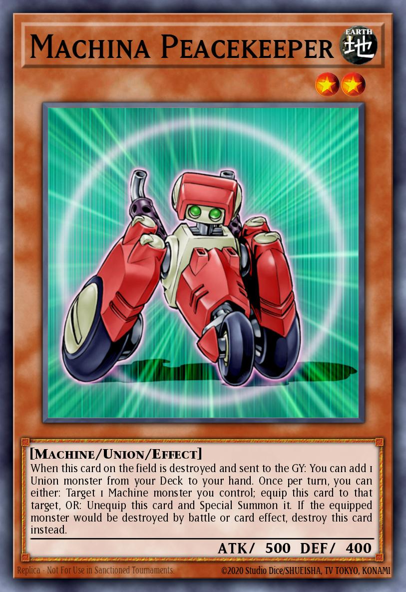 Machina Peacekeeper Yu-Gi-Oh card