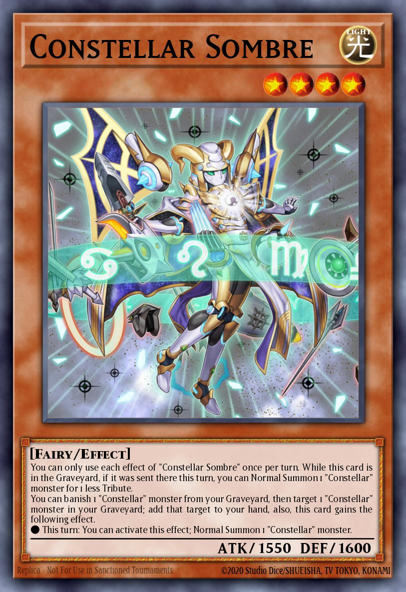 Constellar Sombre Yu-Gi-Oh card