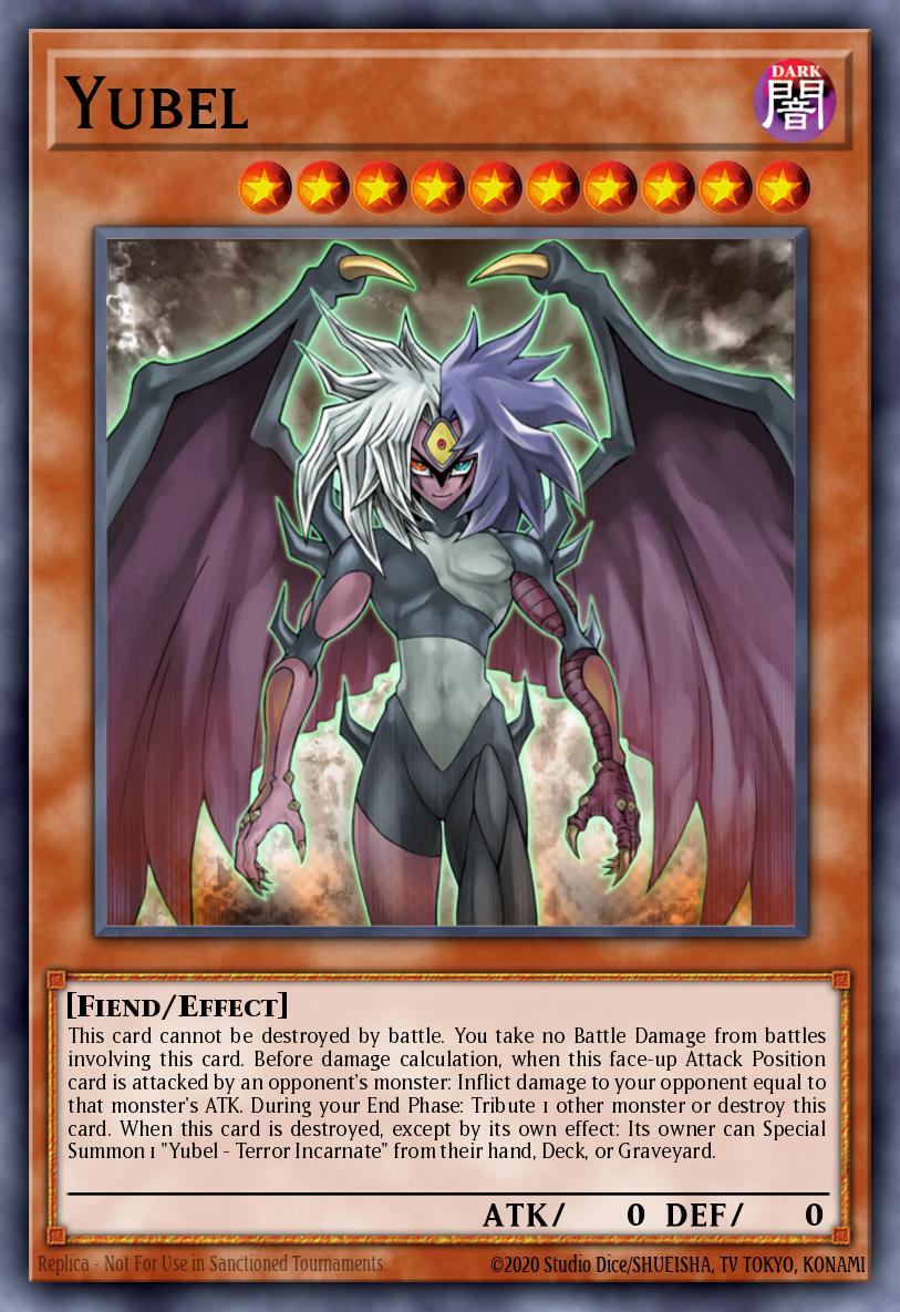 Yubel Yu-Gi-Oh card
