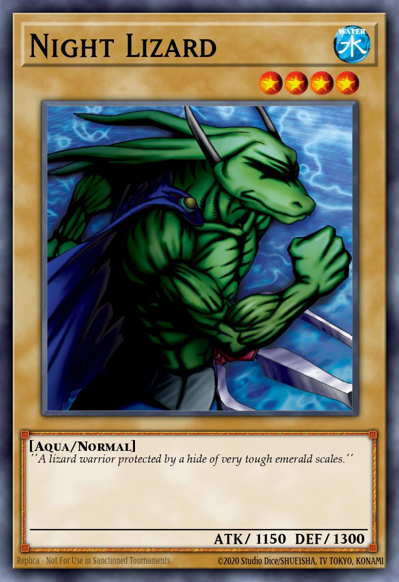 Night Lizard Yu-Gi-Oh card