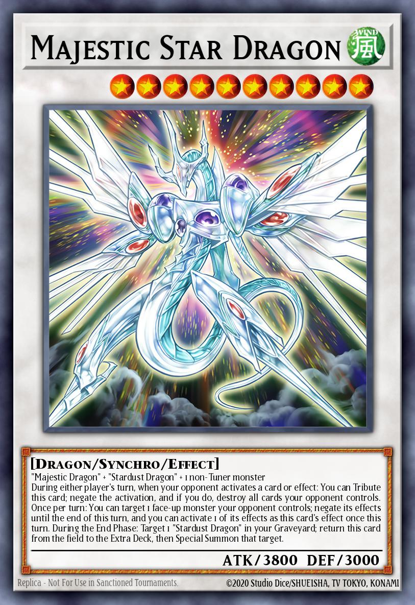 Majestic Star Dragon Yu-Gi-Oh card