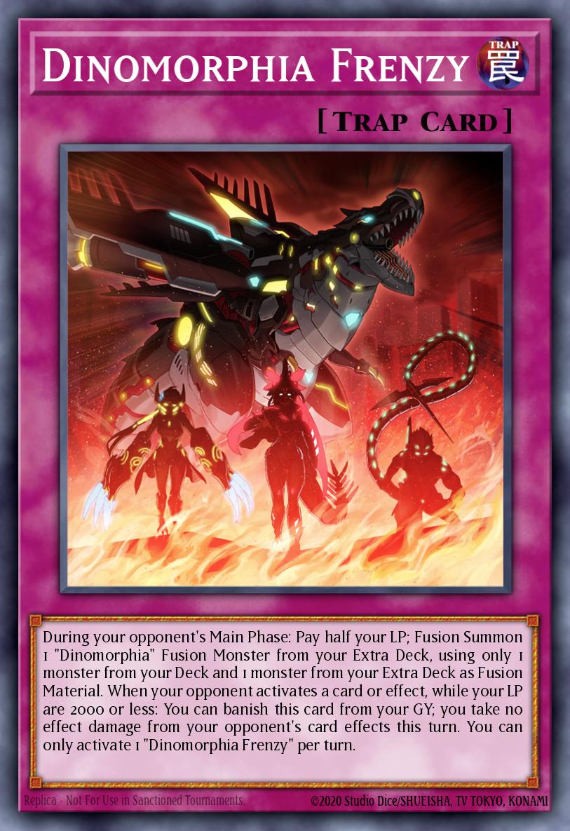 Dinomorphia Frenzy Yu-Gi-Oh card