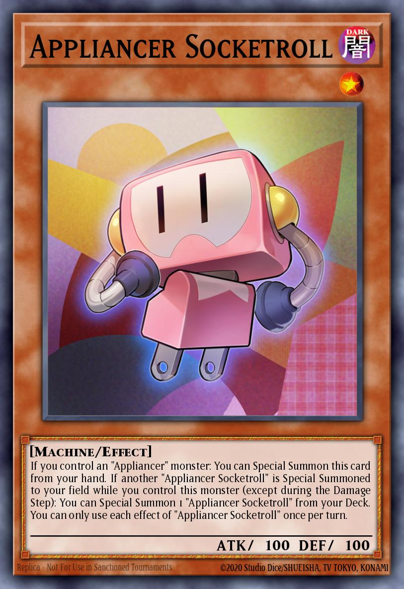 Appliancer Socketroll Yu-Gi-Oh card