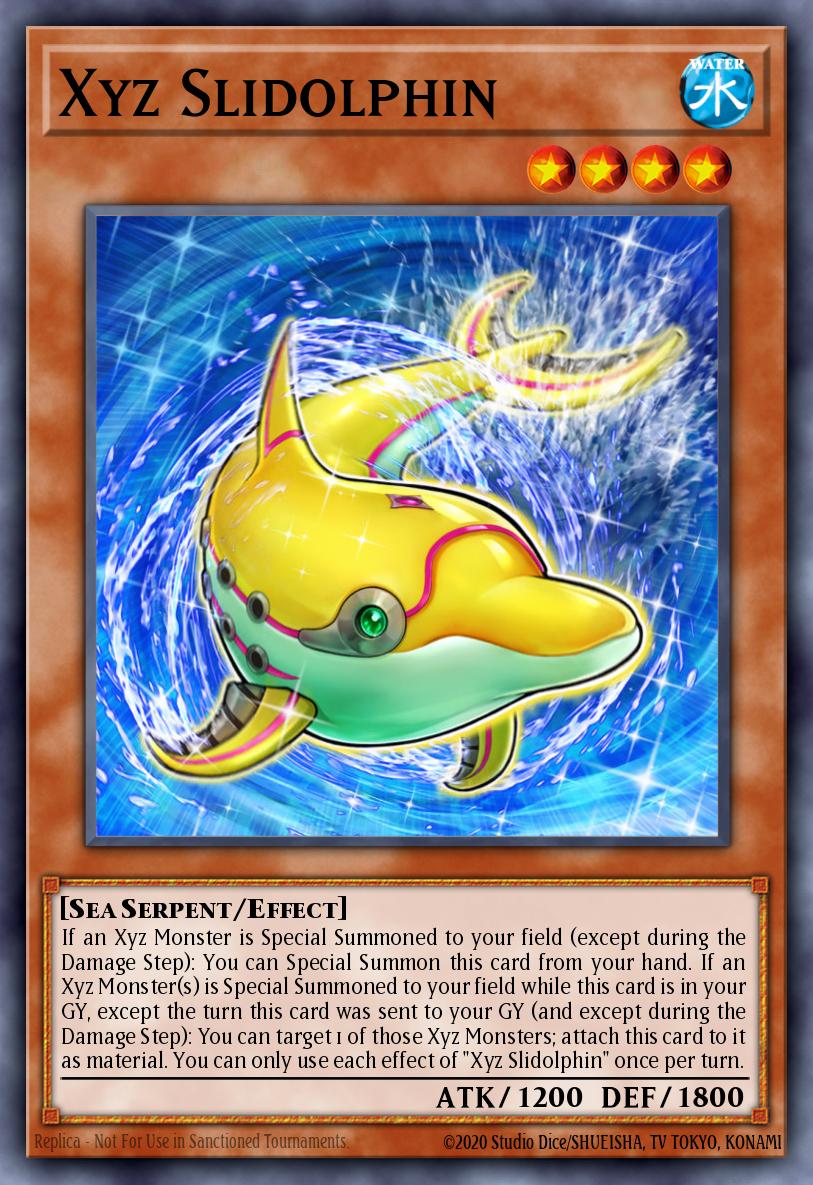 Xyz Slidolphin Yu-Gi-Oh card