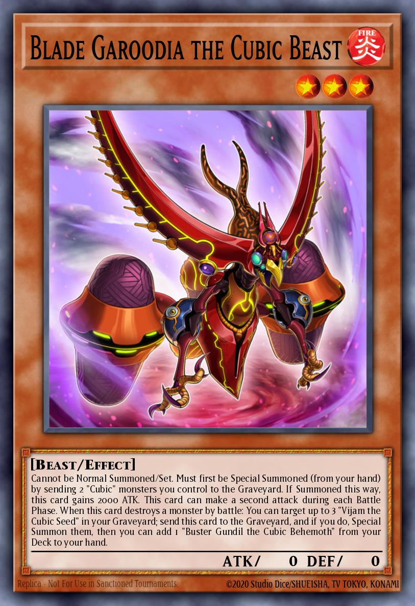 Blade Garoodia the Cubic Beast Yu-Gi-Oh card