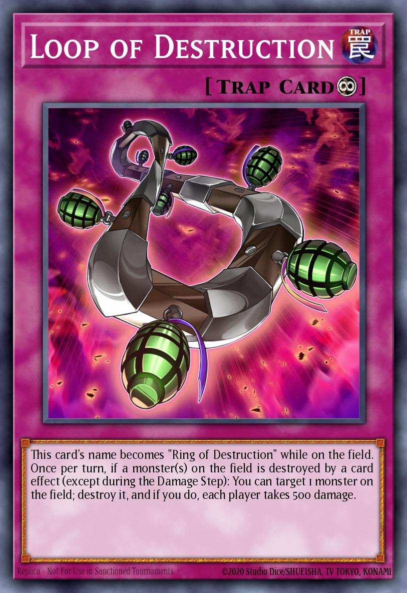 Loop of Destruction Yu-Gi-Oh card
