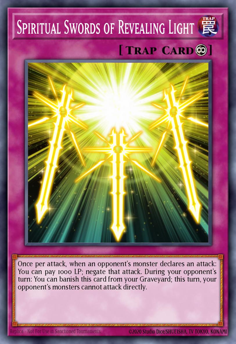 Spiritual Swords of Revealing Light Yu-Gi-Oh card