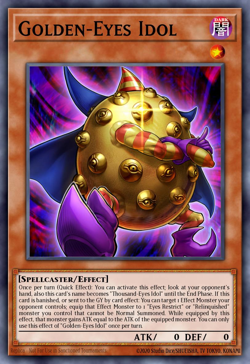 Golden-Eyes Idol Yu-Gi-Oh card
