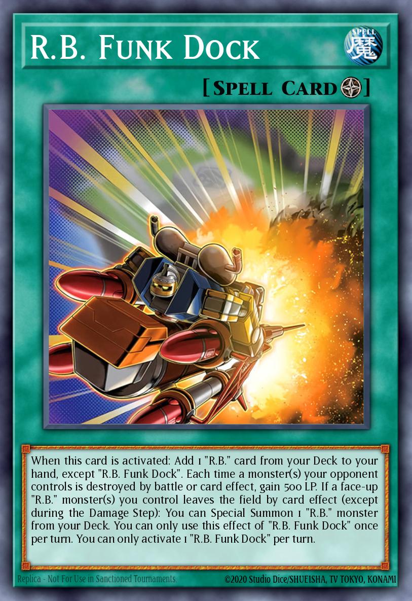R.B. Funk Dock Yu-Gi-Oh card