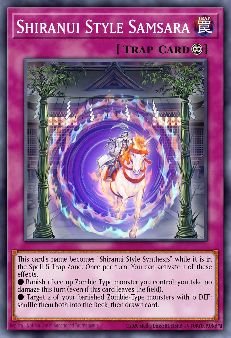 Shiranui Style Samsara Yu-Gi-Oh card