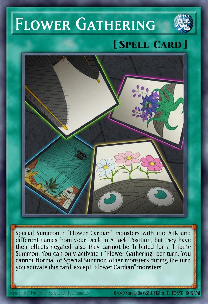 Flower Gathering Yu-Gi-Oh card