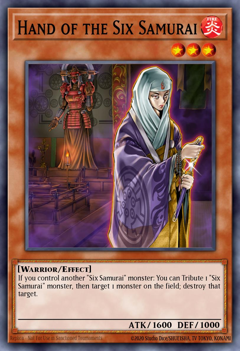 Hand of the Six Samurai Yu-Gi-Oh card