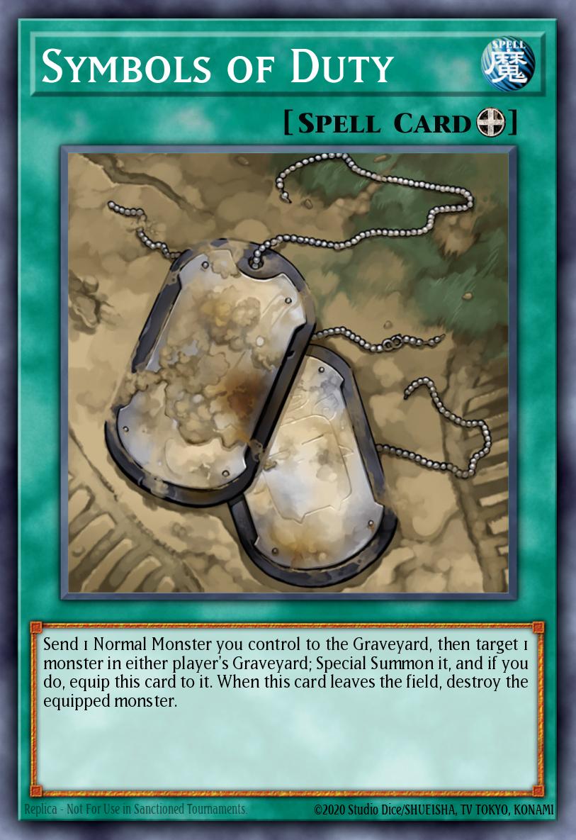 Symbols of Duty Yu-Gi-Oh card