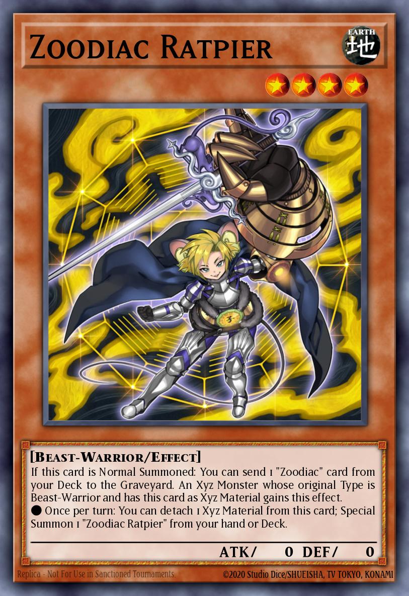 Zoodiac Ratpier Yu-Gi-Oh card