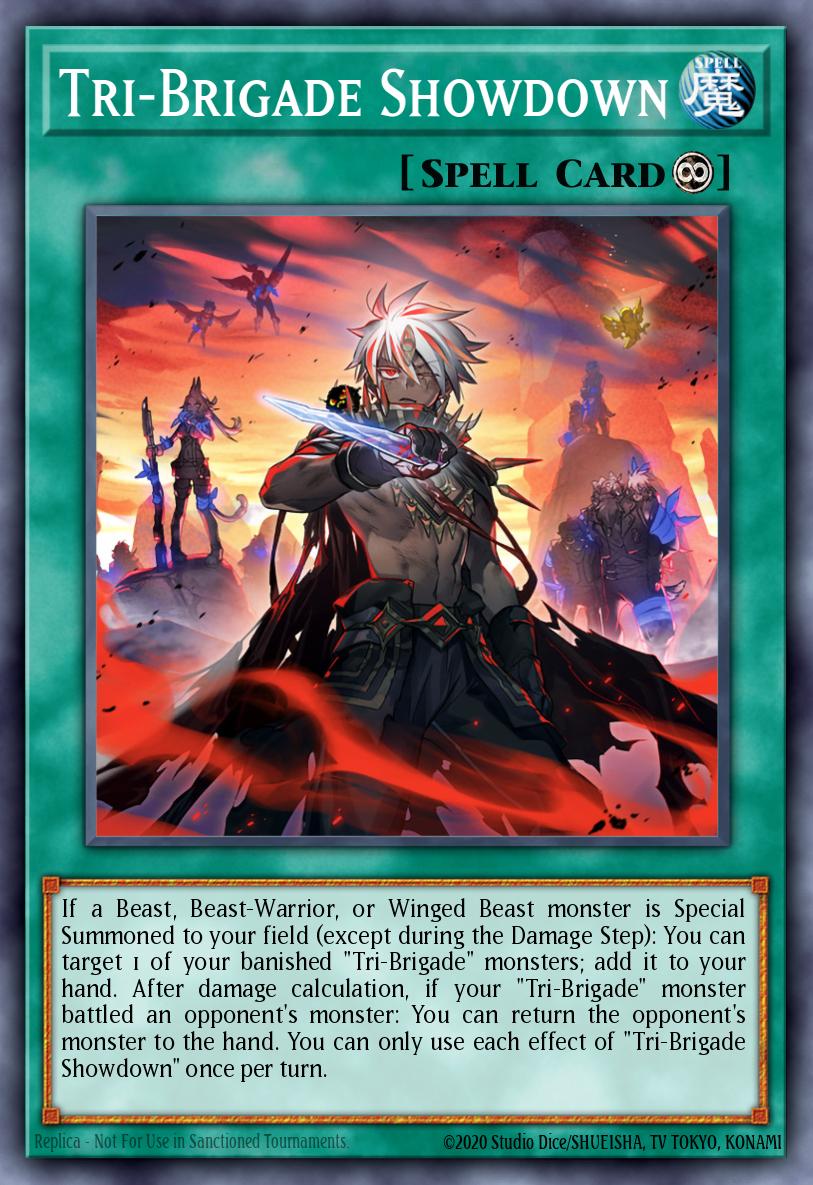 Tri-Brigade Showdown Yu-Gi-Oh card