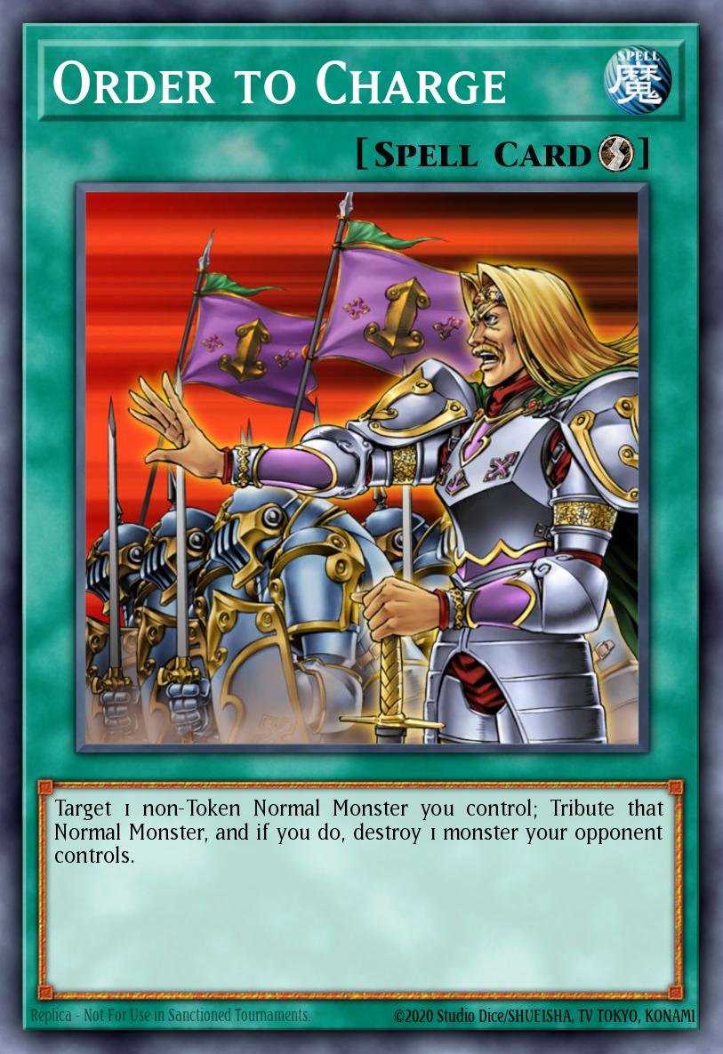Order to Charge Yu-Gi-Oh card