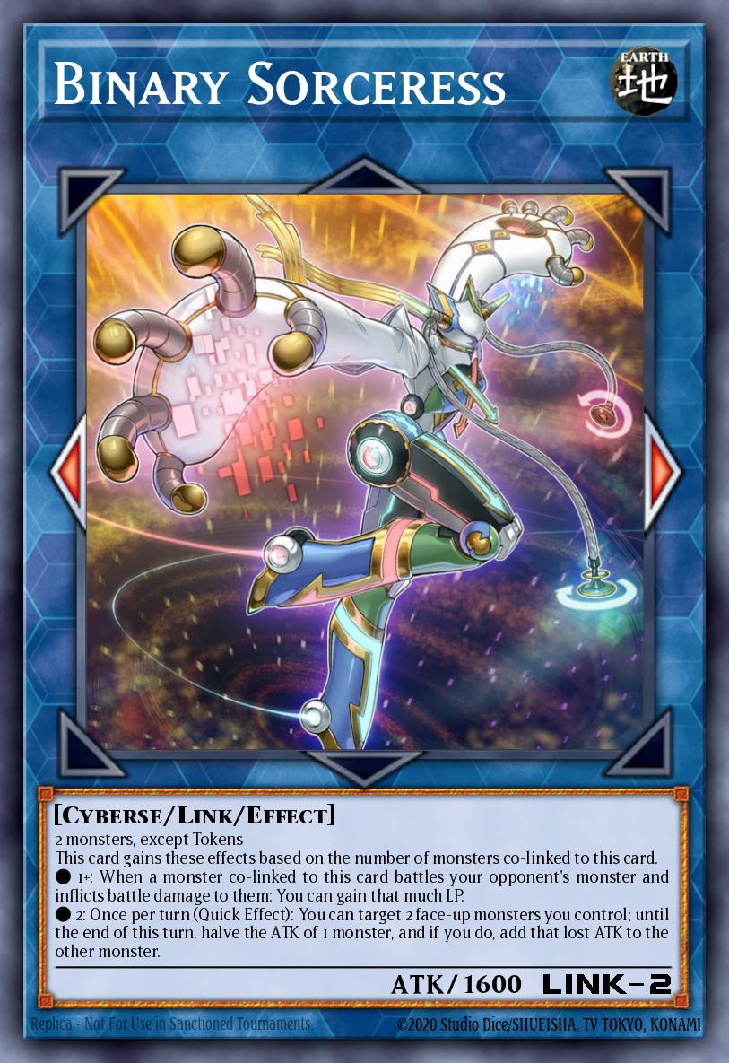 Binary Sorceress Yu-Gi-Oh card