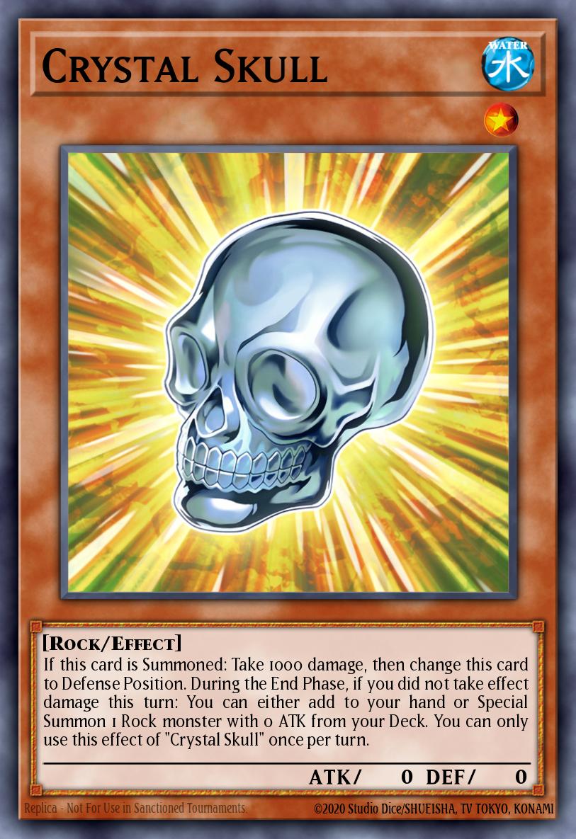 Crystal Skull Yu-Gi-Oh card