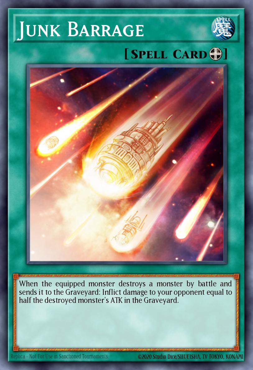 Junk Barrage Yu-Gi-Oh card
