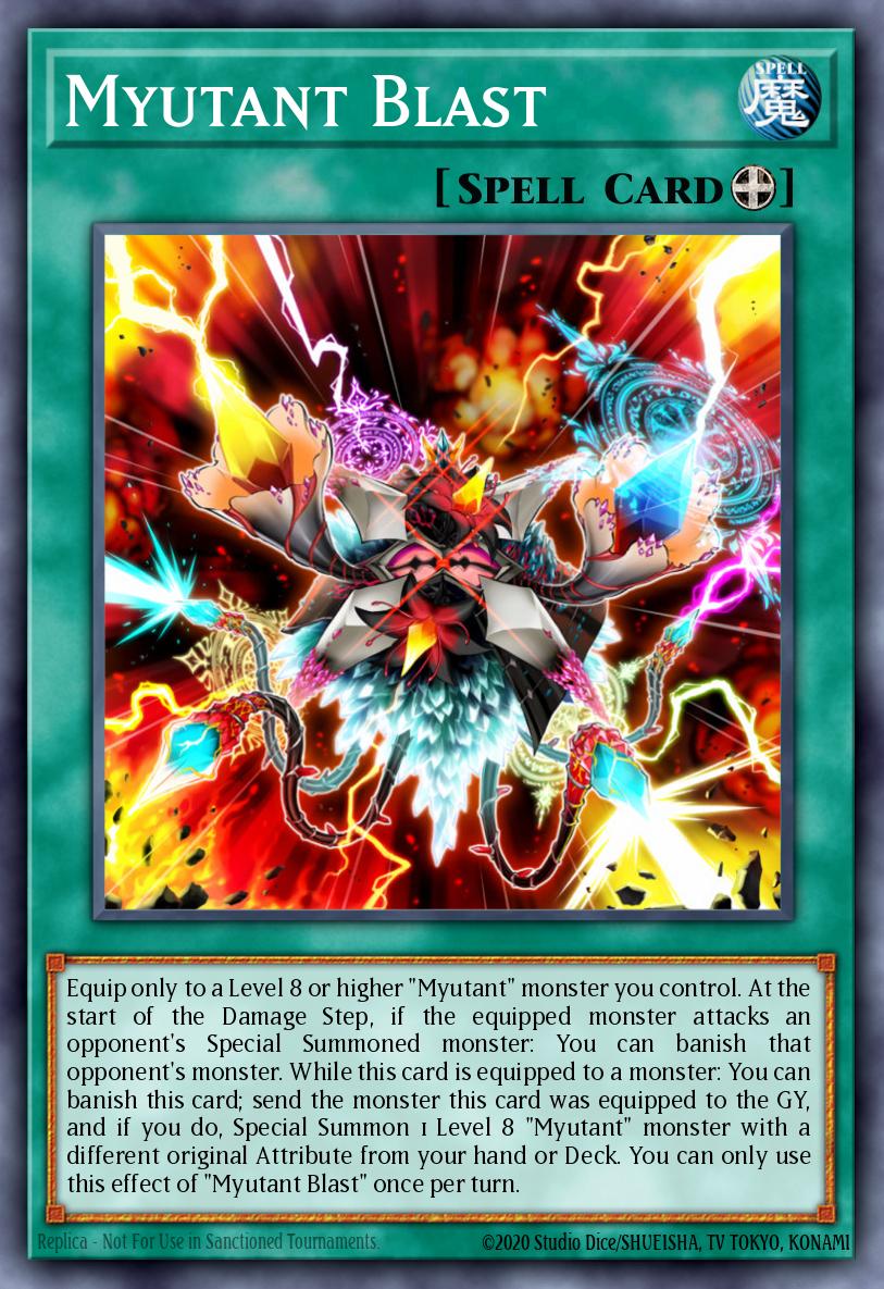 Myutant Blast Yu-Gi-Oh card