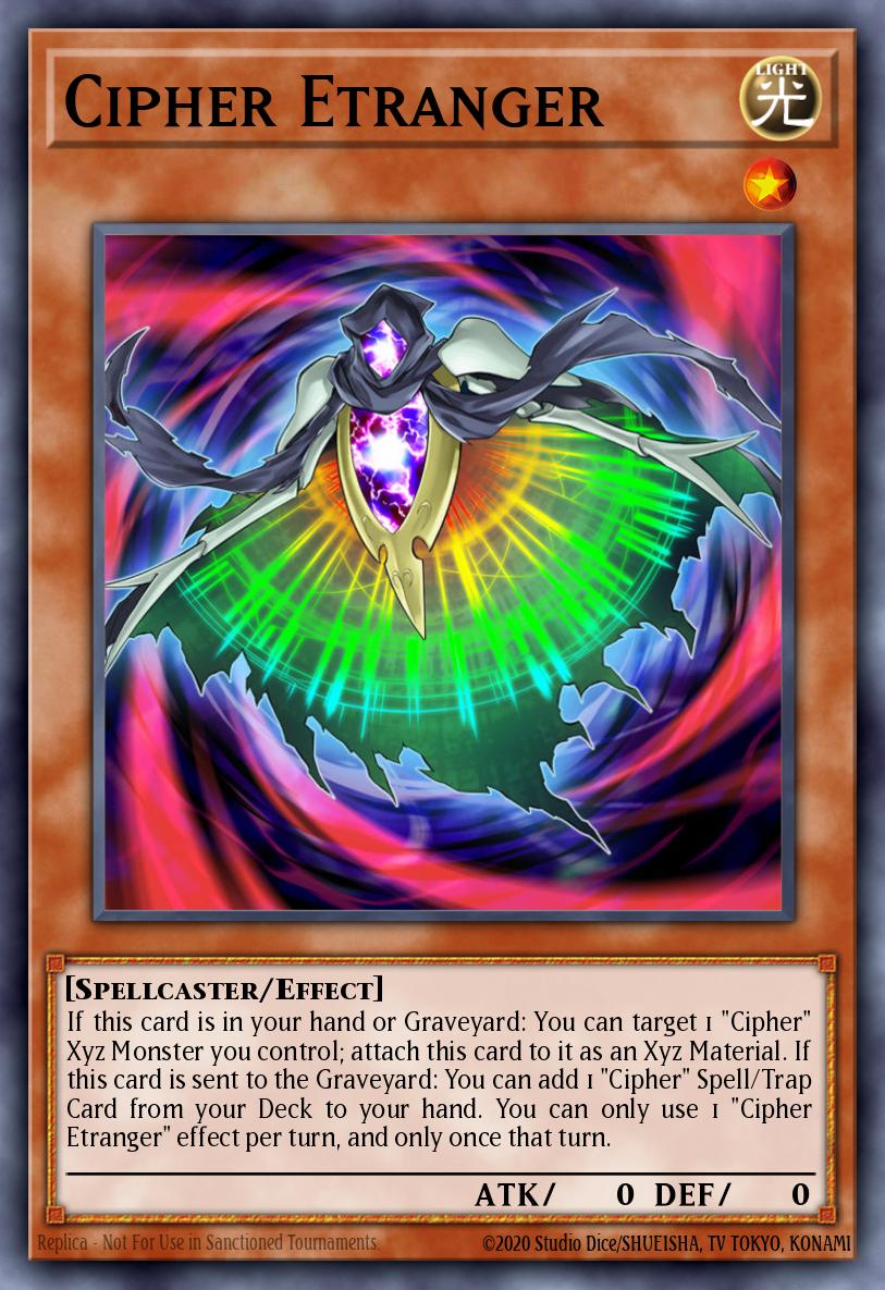Cipher Etranger Yu-Gi-Oh card