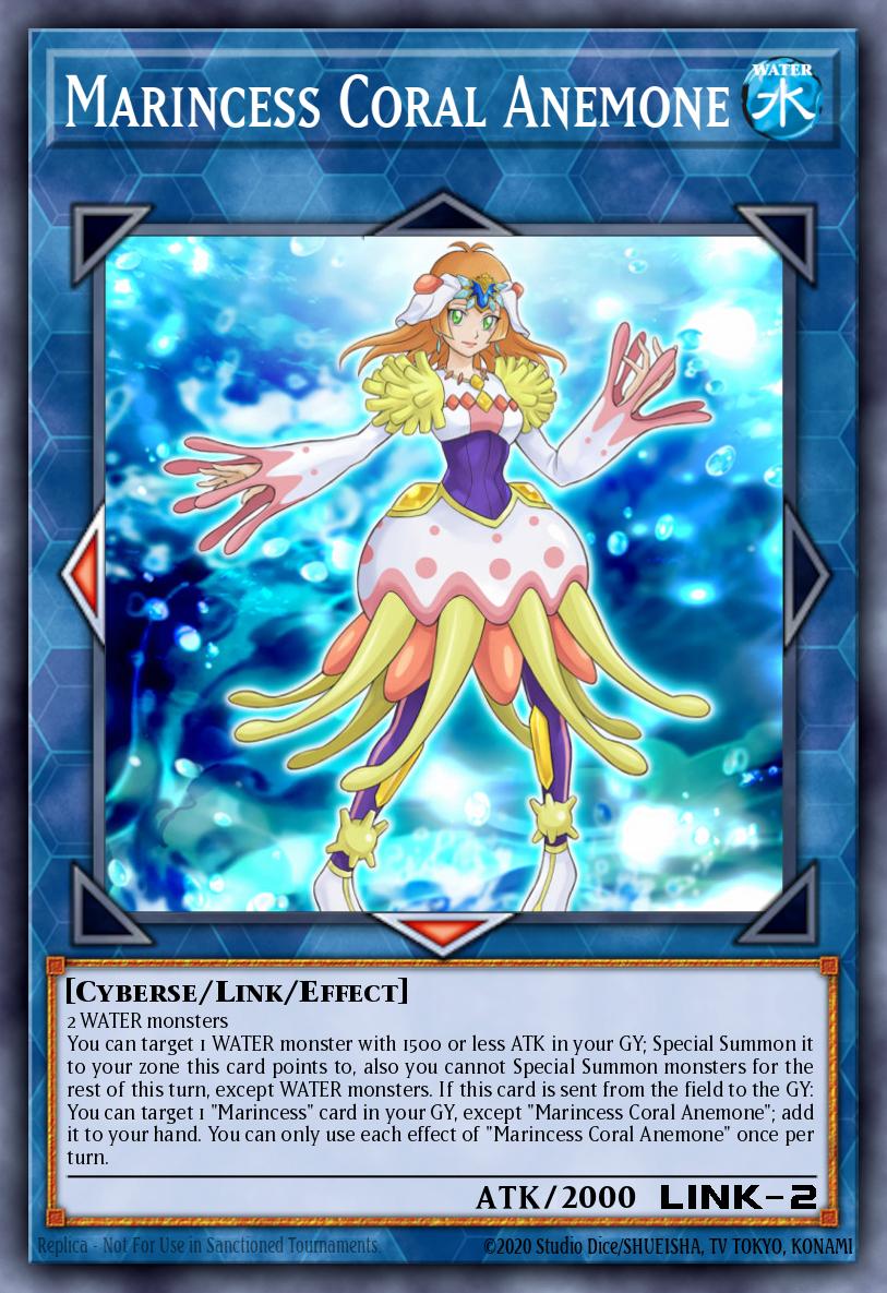 Marincess Coral Anemone Yu-Gi-Oh card