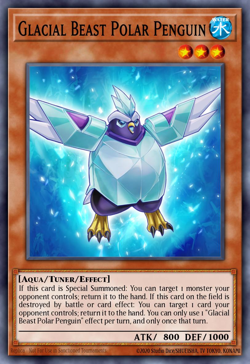 Glacial Beast Polar Penguin Yu-Gi-Oh card