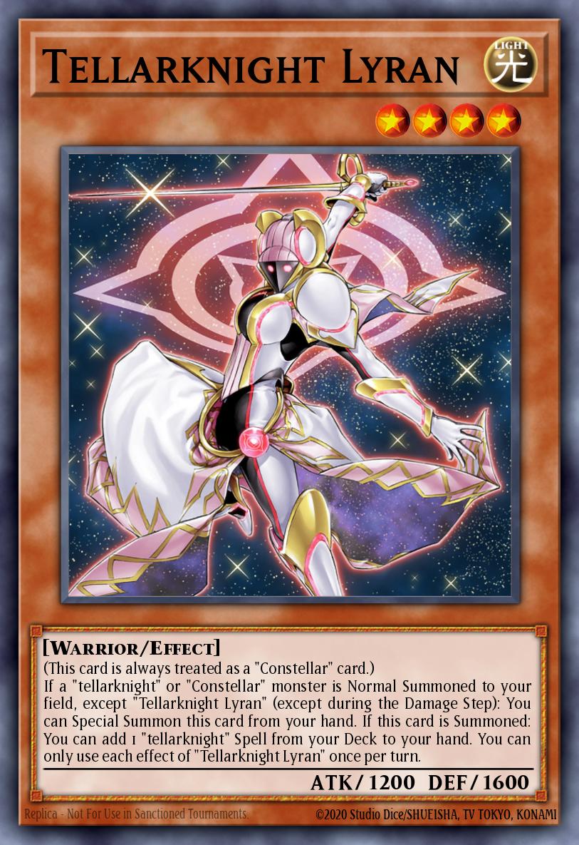 Tellarknight Lyran Yu-Gi-Oh card