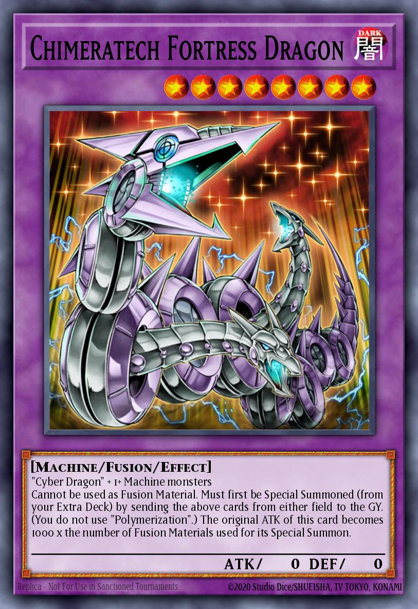 Chimeratech Fortress Dragon Yu-Gi-Oh card